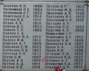 Пронина Анна Тимофеевна